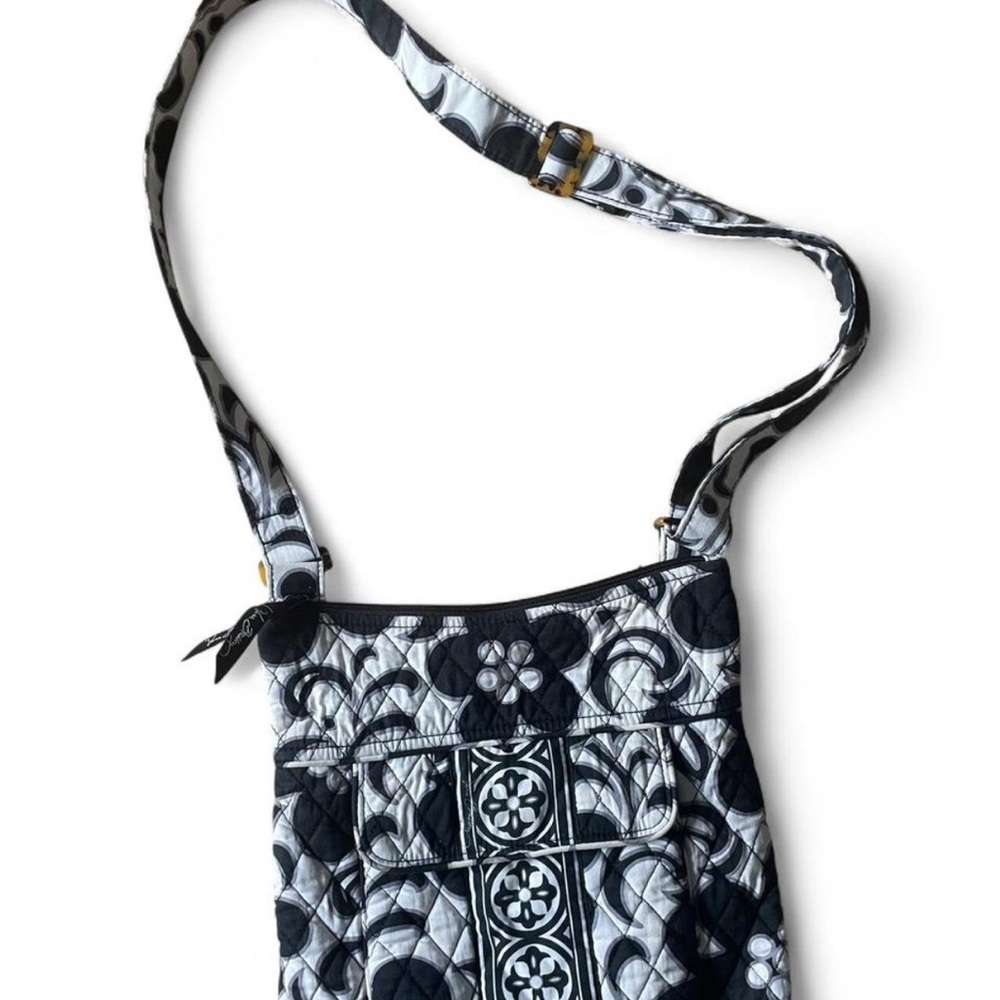 Vera Bradley Black and White Crossbody Bag